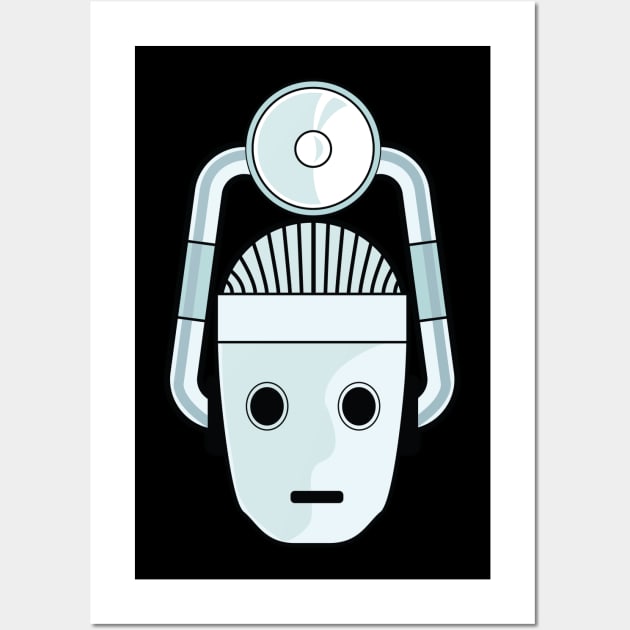 Cyberman Wall Art by TShirtGuy2267